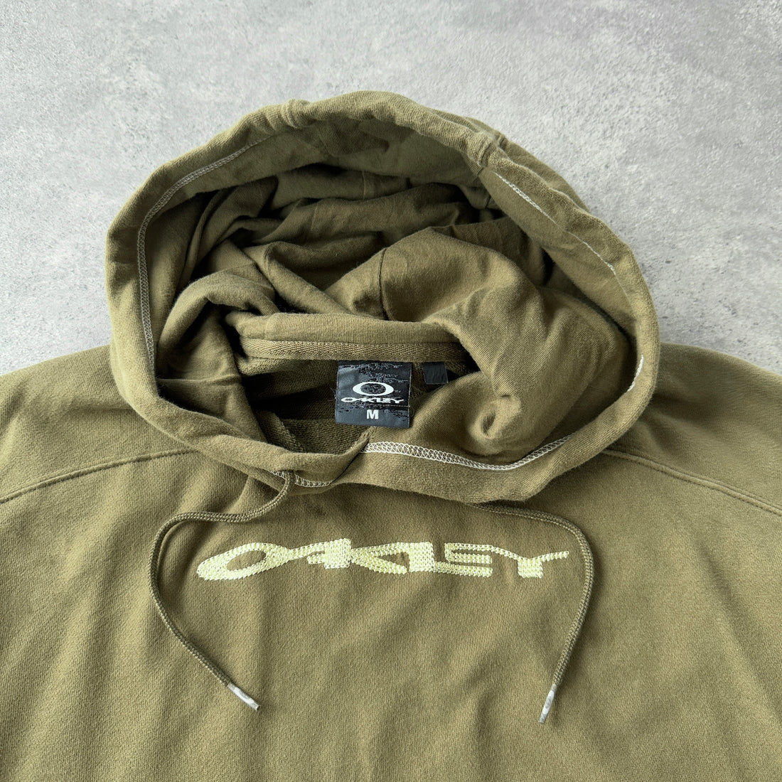 Oakley Software 2000s heavyweight spelout hoodie (M)