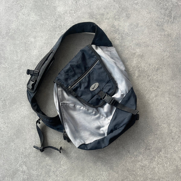 Nike 1990s technical tri-harness sling bag (20”x18”)