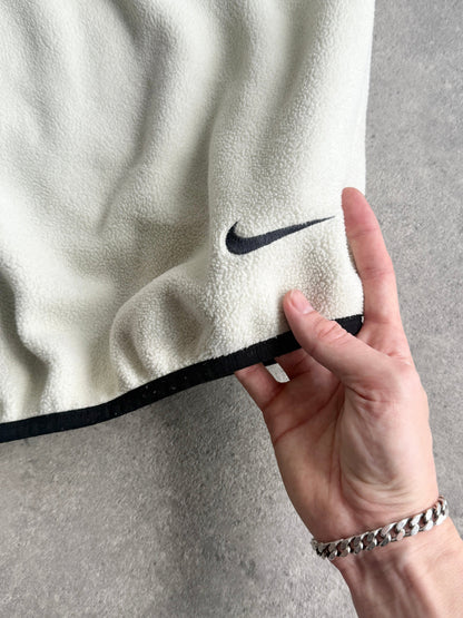 nike acg 1998 technical fleece vest jacket, acg back neck logo detail