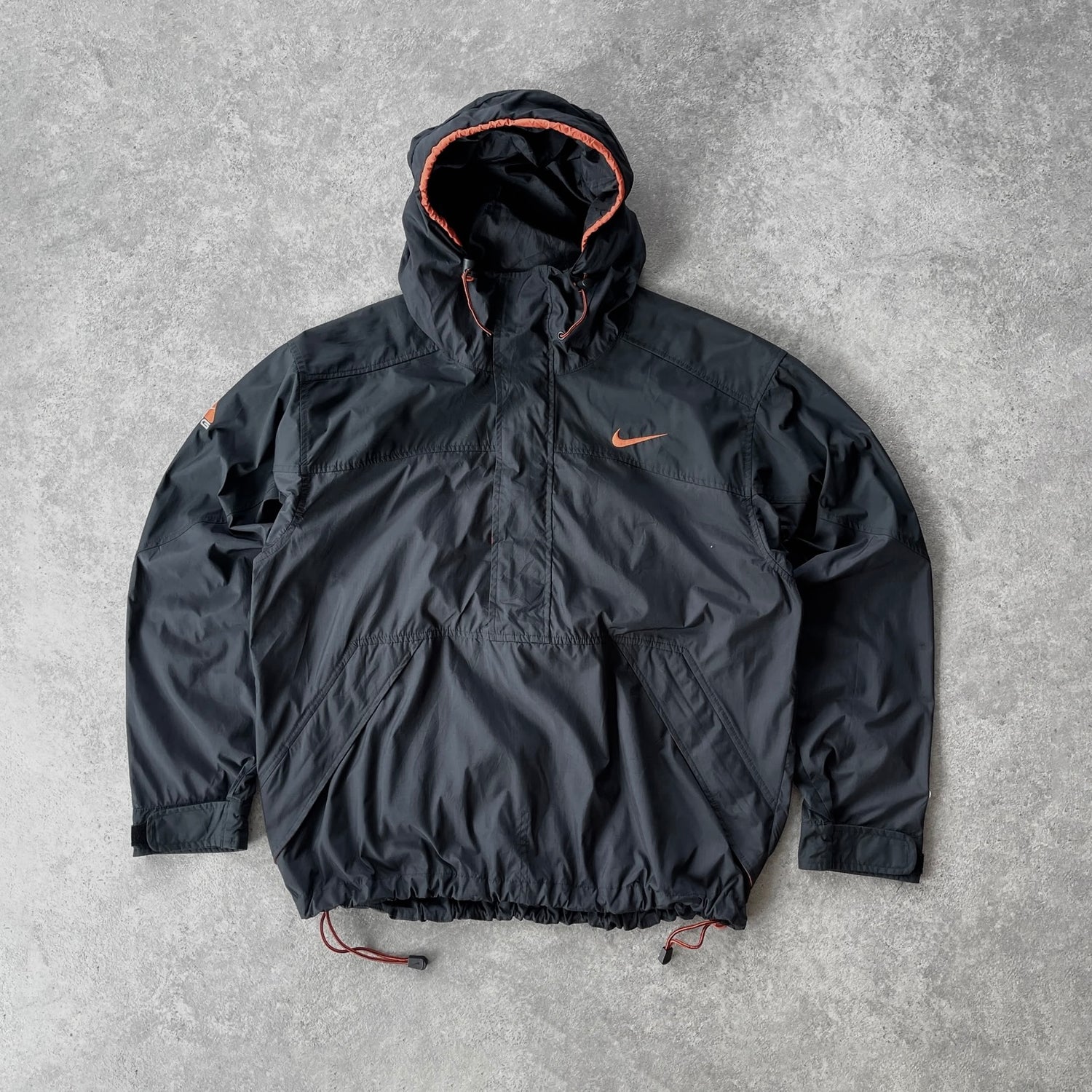 Nike ACG 1990s 1/2 zip technical lightweight packable shell jacket (L)