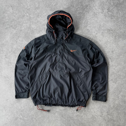 Nike ACG 1990s 1/2 zip technical lightweight packable shell jacket (L)