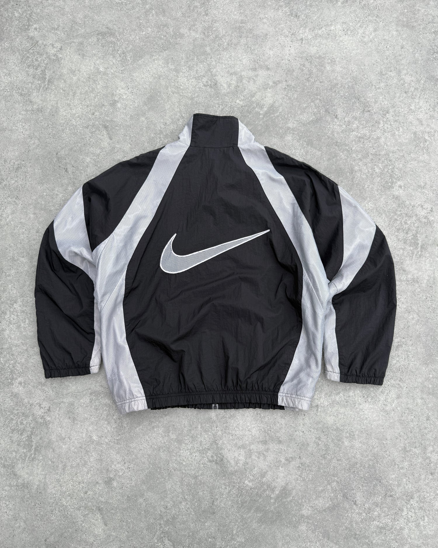 nike air 1990s lightweight swoosh shell jacket (l)