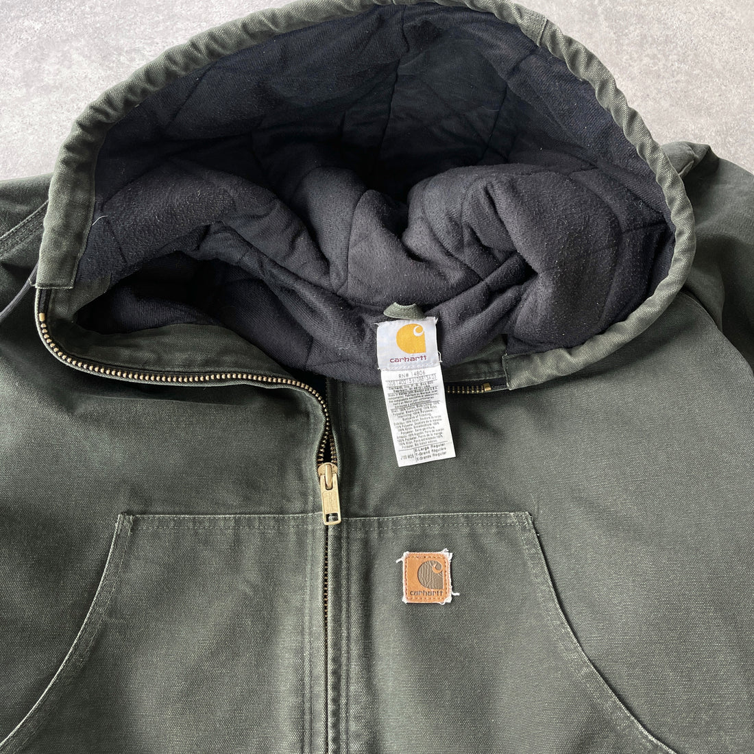 Carhartt 2008 J130 Active heavyweight hooded jacket (XL)