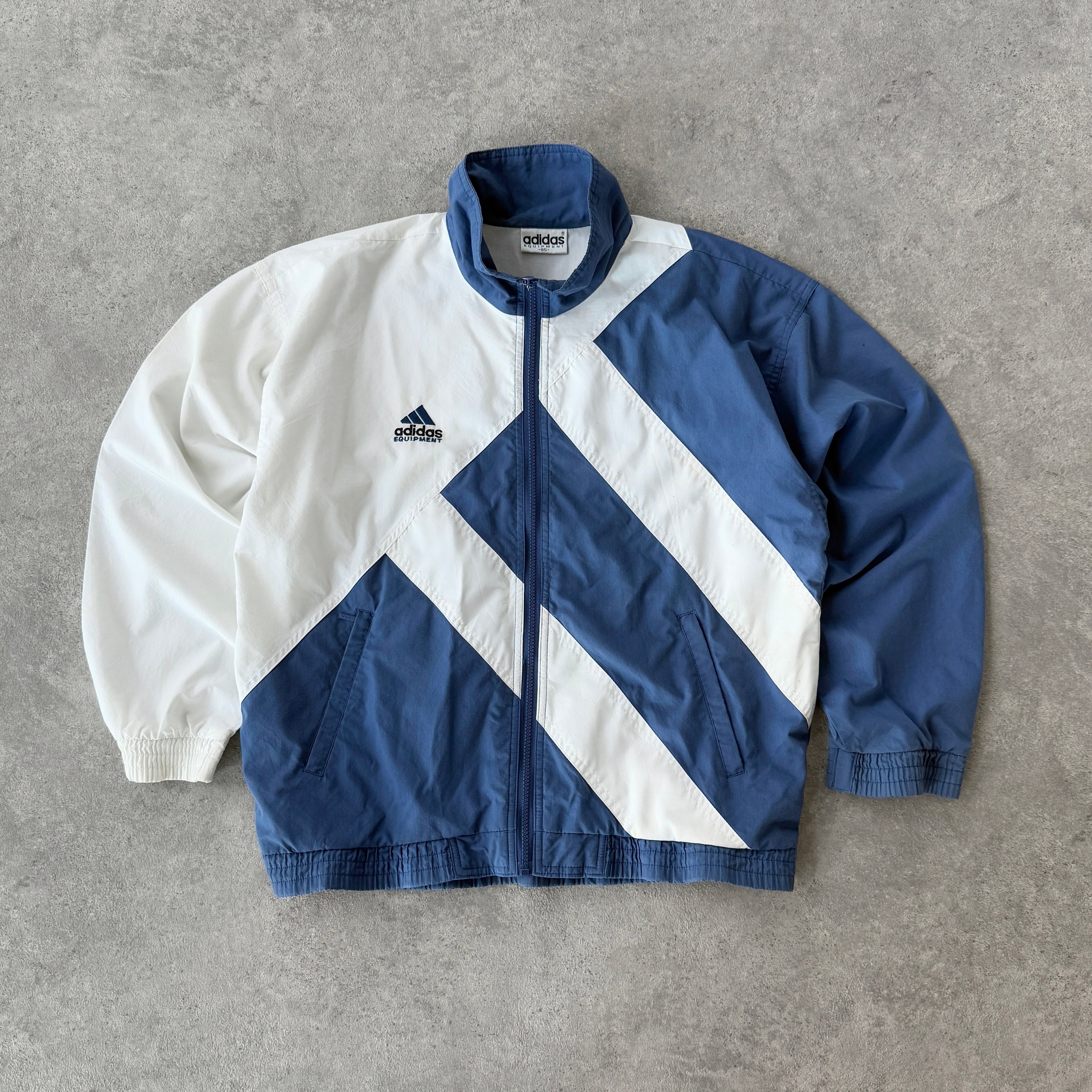 Adidas Equipment 1990s lightweight embroidered track jacket (M)