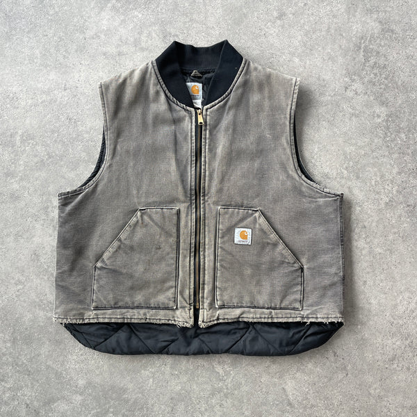 Carhartt 2000s heavyweight quilted vest jacket (XL)