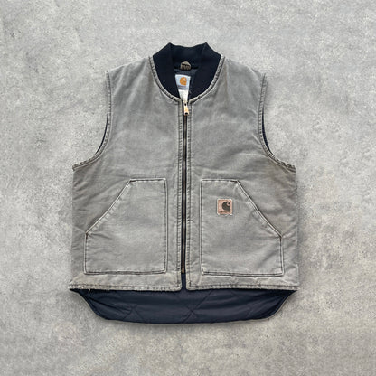 Carhartt 2000 heavyweight quilted vest jacket (L)