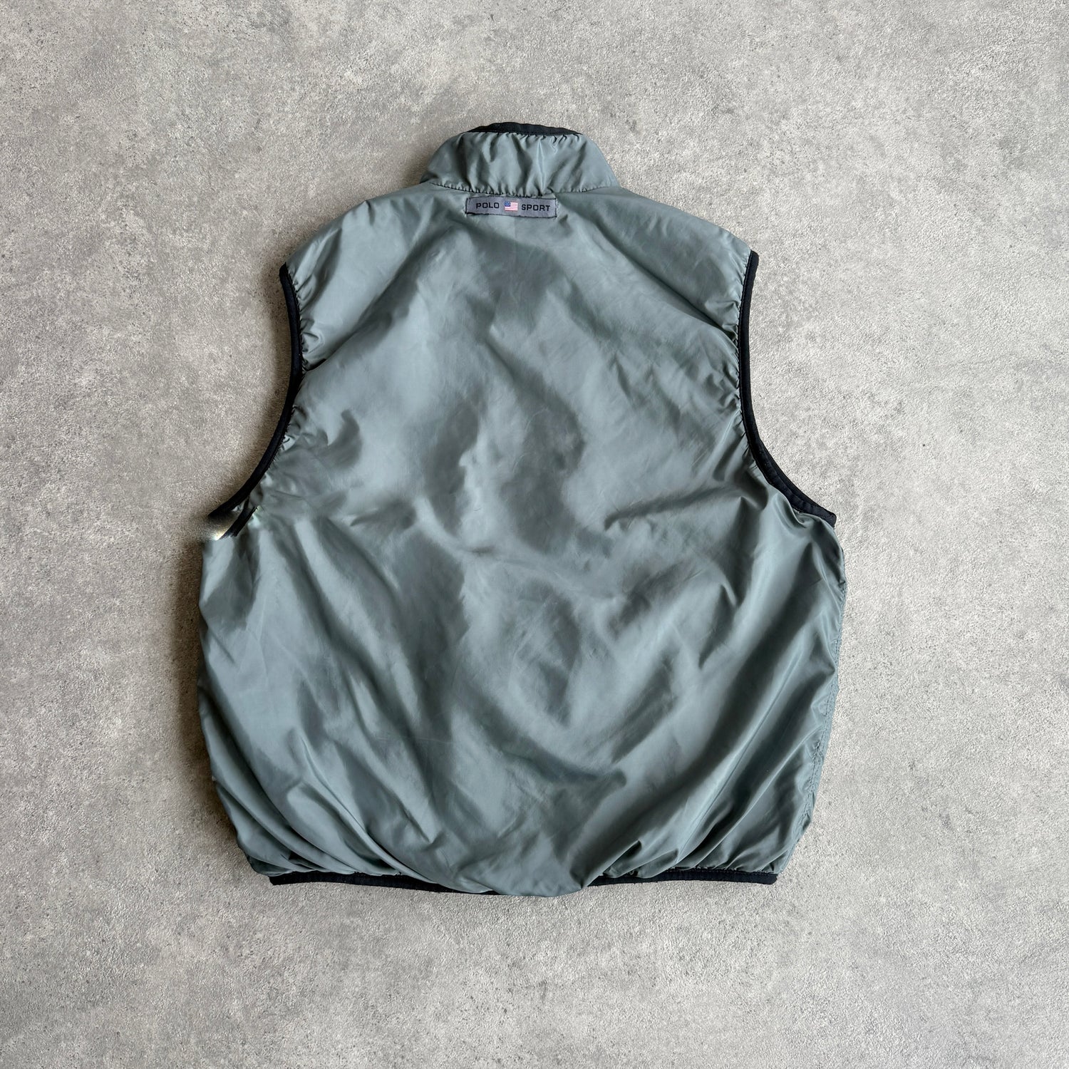 Polo Sport Ralph Lauren 1990s reversible technical fleece jacket (L)