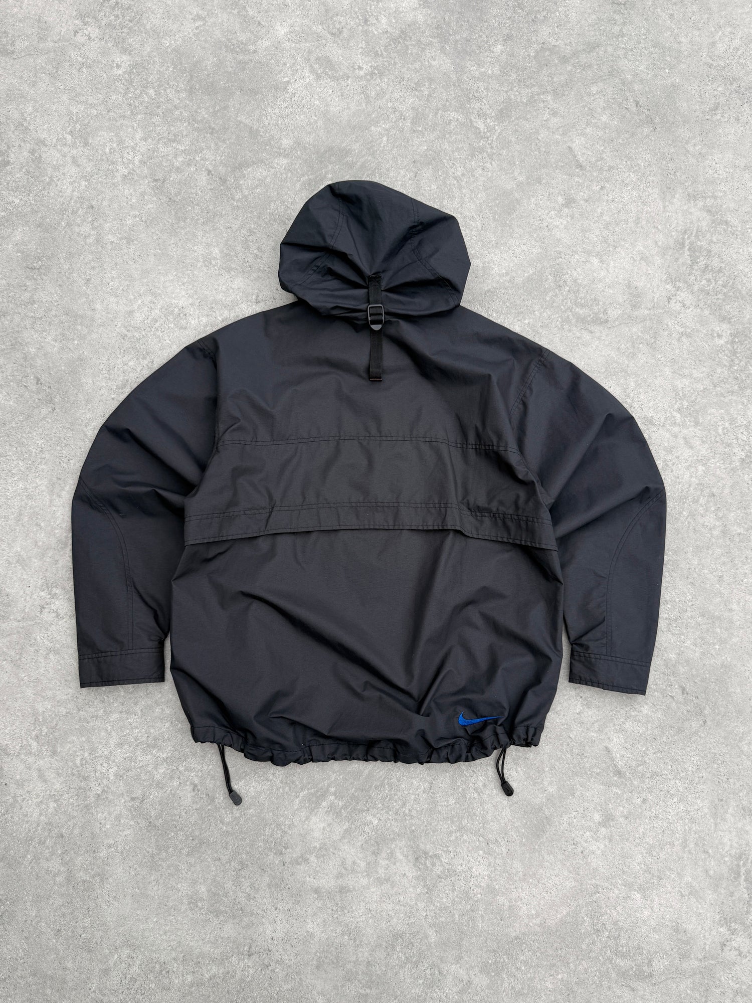nike acg 1990s lightweight technical waterproof jacket, hood detail