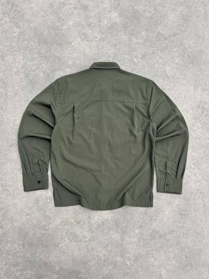 nike acg 2000s deadstock technical dri-fit ripstop shirt, cuff detail