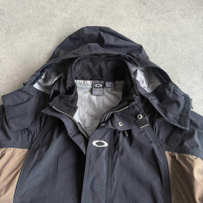 Oakley Software RARE 2000s heavyweight waterproof technical jacket (XL)