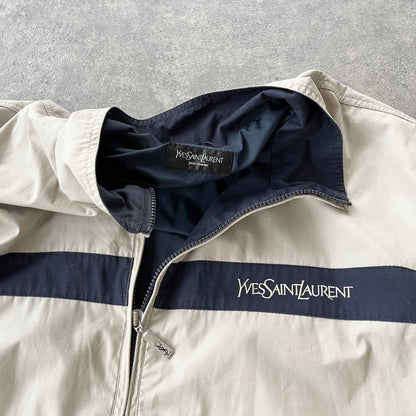 YSL RARE 1990s lightweight spellout track jacket (L)