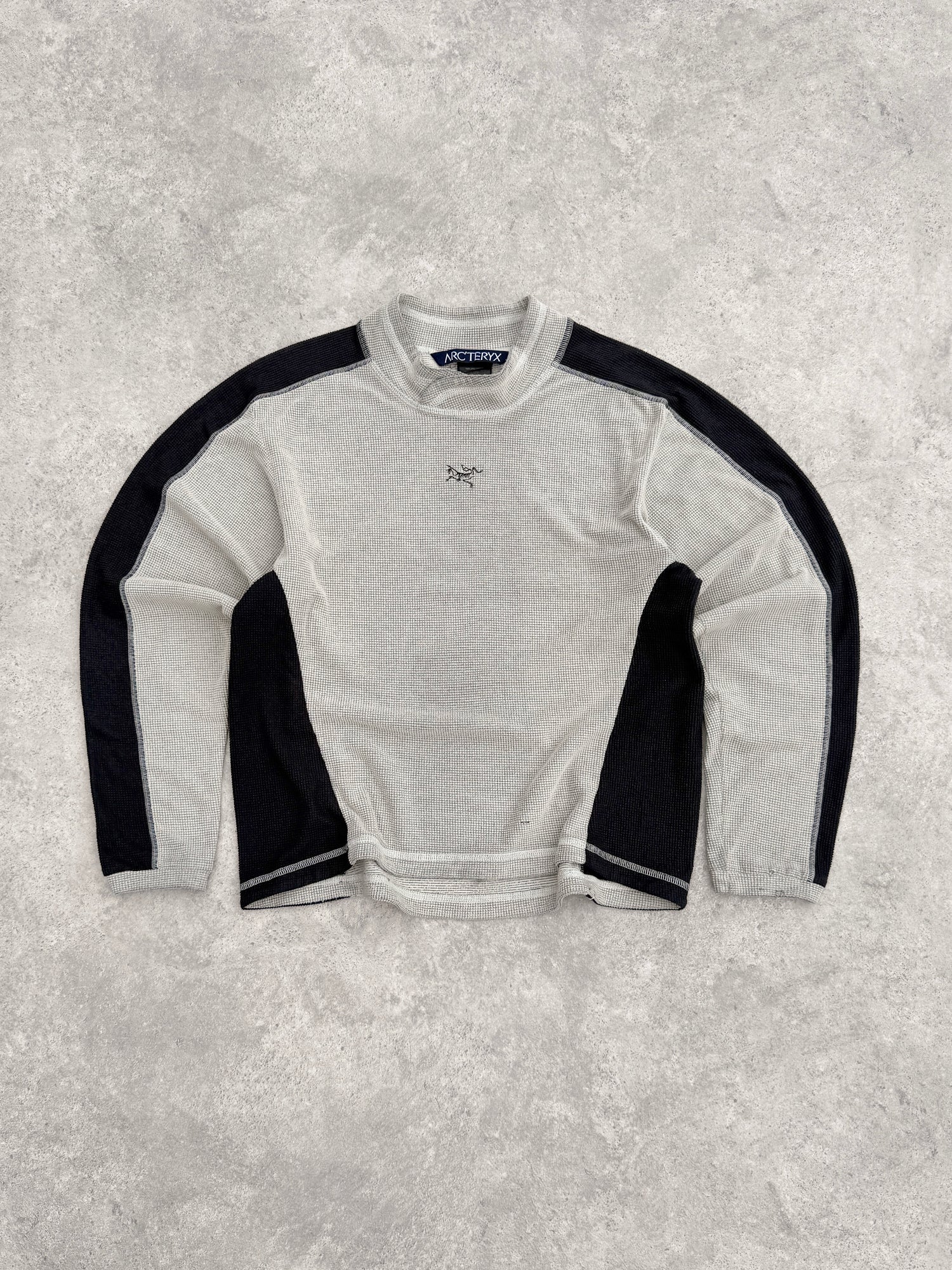 arcteryx 1998 delta lt polartec waffle knit long sleeve top (s)