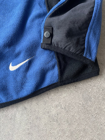 nike acg 1998 polartec fleece jacket, swoosh branding detail