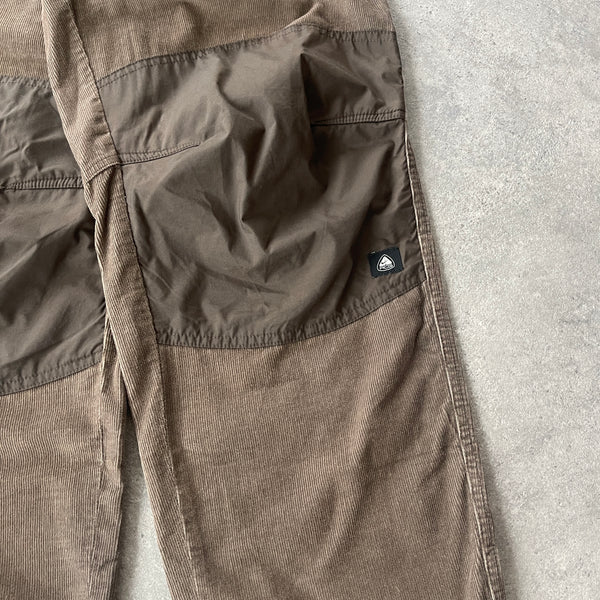 Nike ACG RARE 2000s cord technical double knee trousers (S)