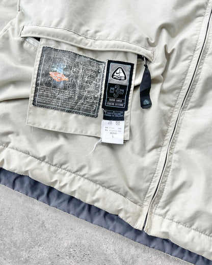 nike acg 2000s reversible heavyweight storm clad fleece jacket (l)