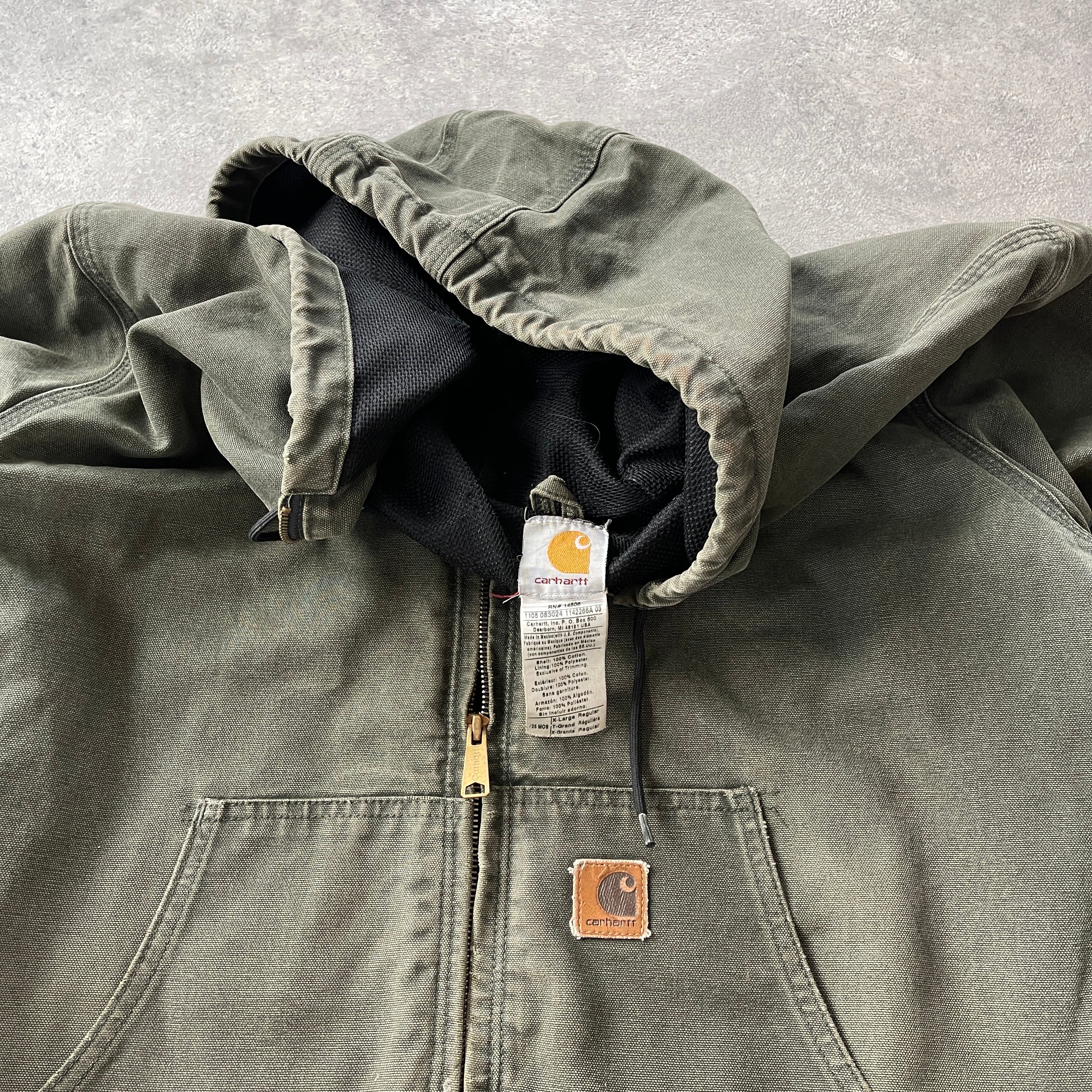 Carhartt RARE 2005 heavyweight J25 MOS active jacket (XL)