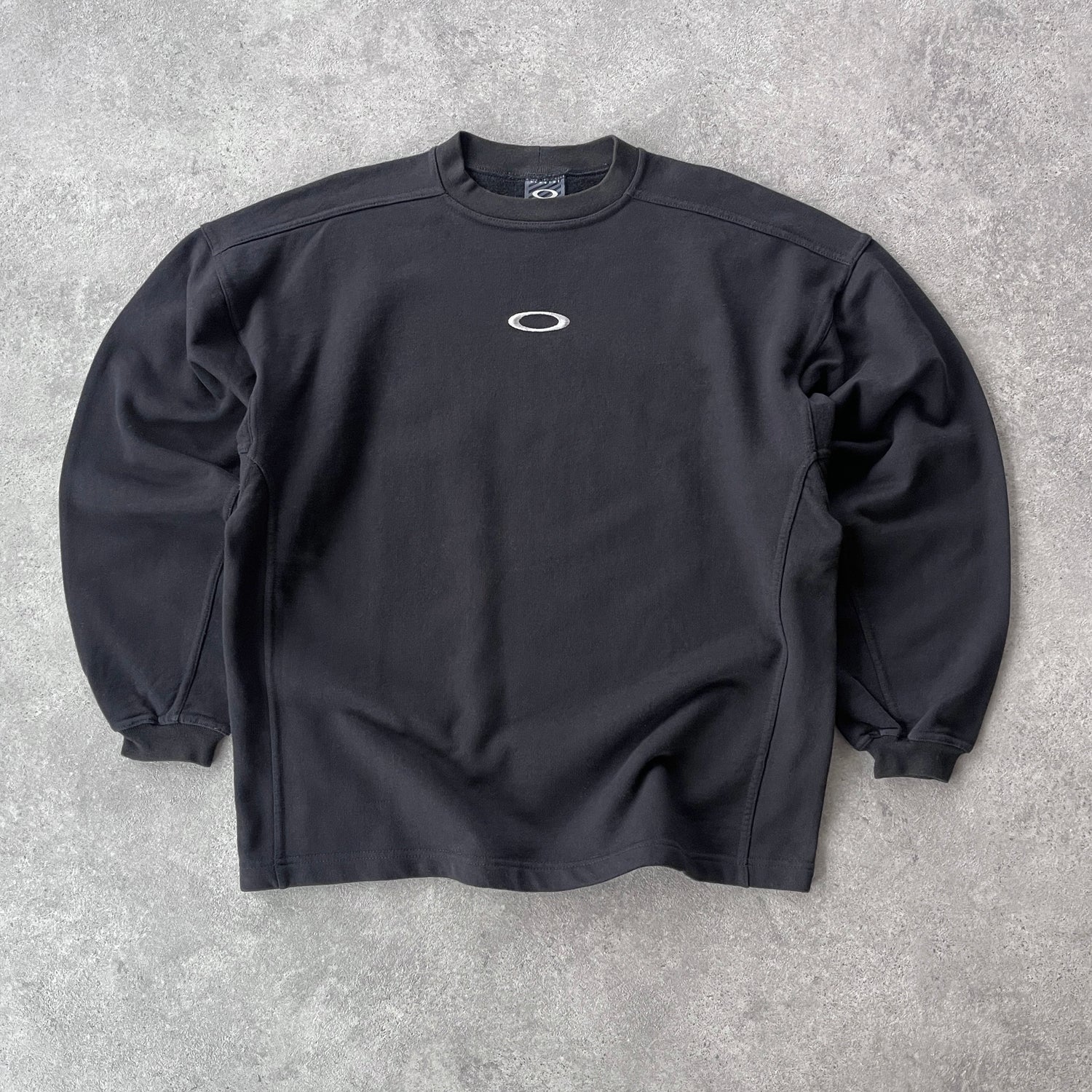 Oakley Software 2000s heavyweight embroidered sweatshirt (M)