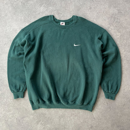 Nike RARE 1990s heavyweight embroidered sweatshirt (XL)