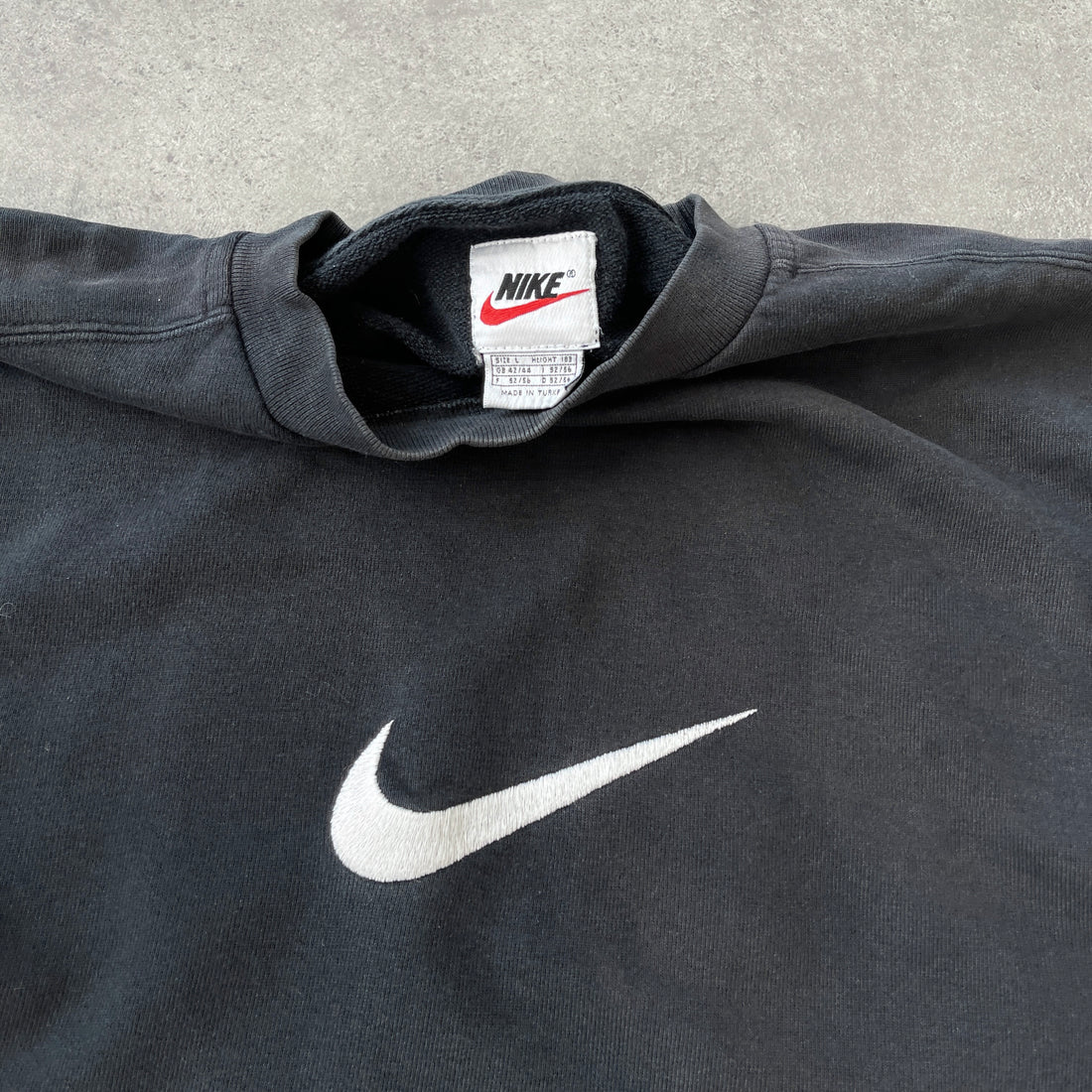 Nike 1990s heavyweight embroidered sweatshirt (L)