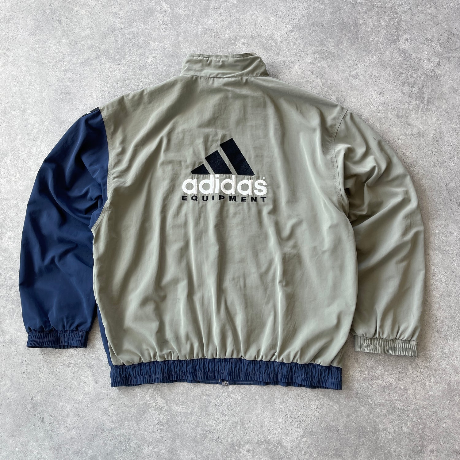 Adidas Equipment 1990s lightweight embroidered track jacket (XL)