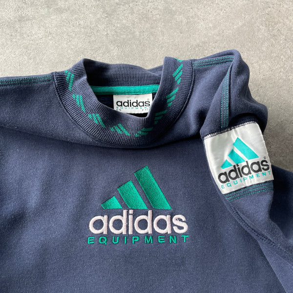 Adidas Equipment 1990s heavyweight embroidered sweatshirt (M)