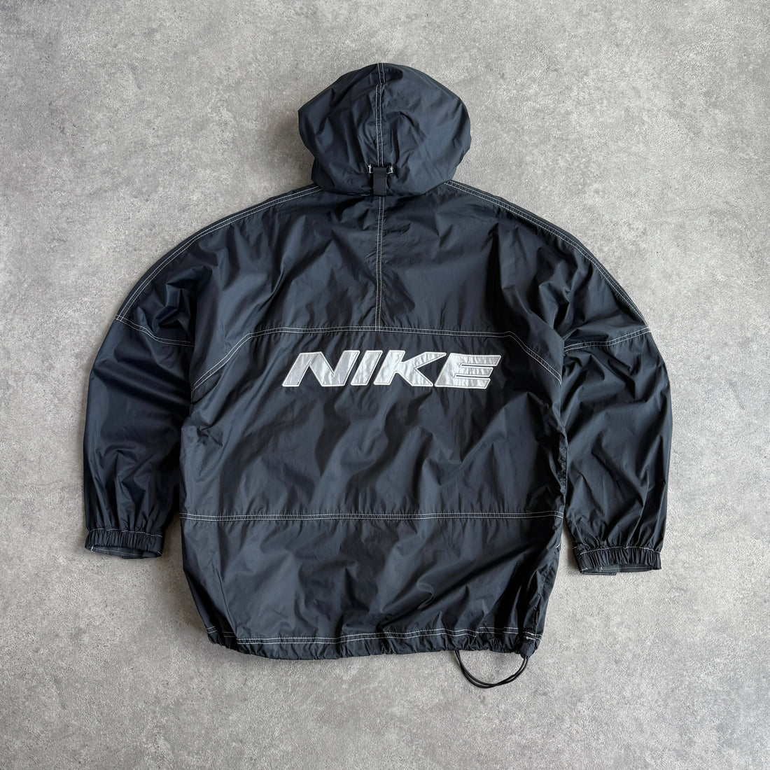Nike 1990s 1/2 zip lightweight technical shell jacket (M)