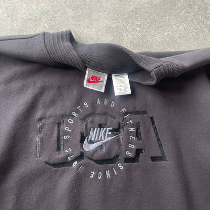 Nike RARE 1990s ‘ USA sports and fitness’ heavyweight embroidered sweatshirt (L)