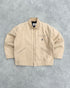 carhartt 1988 j43wet blanket lined detroit jacket in sand, front view