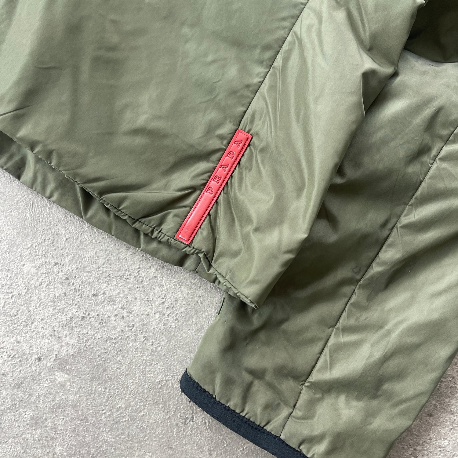 Prada Sport RARE 2000s technical padded bomber jacket (S)