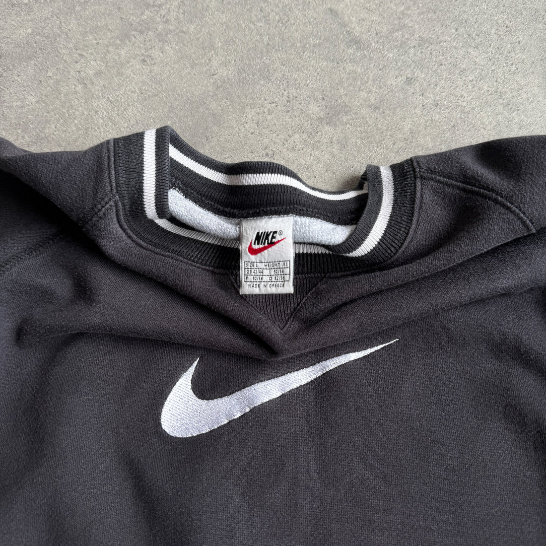 Nike 1990s heavyweight embroidered sweatshirt (L)