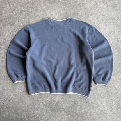 Nike 2000s heavyweight embroidered swoosh sweatshirt (XL)