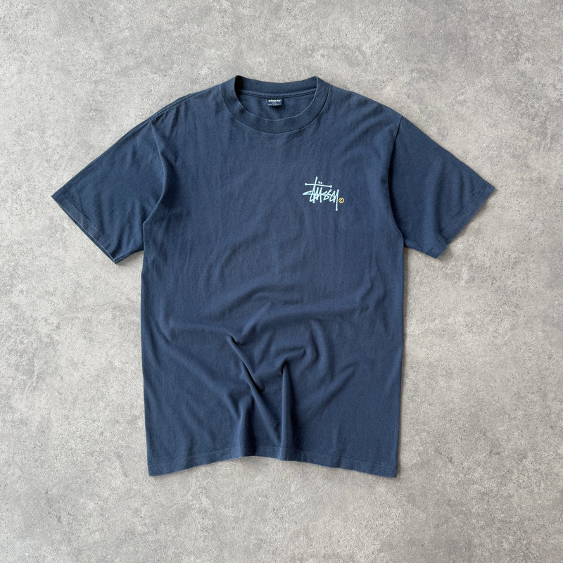 Stussy 1990s single stitch heavyweight script t-shirt (L)