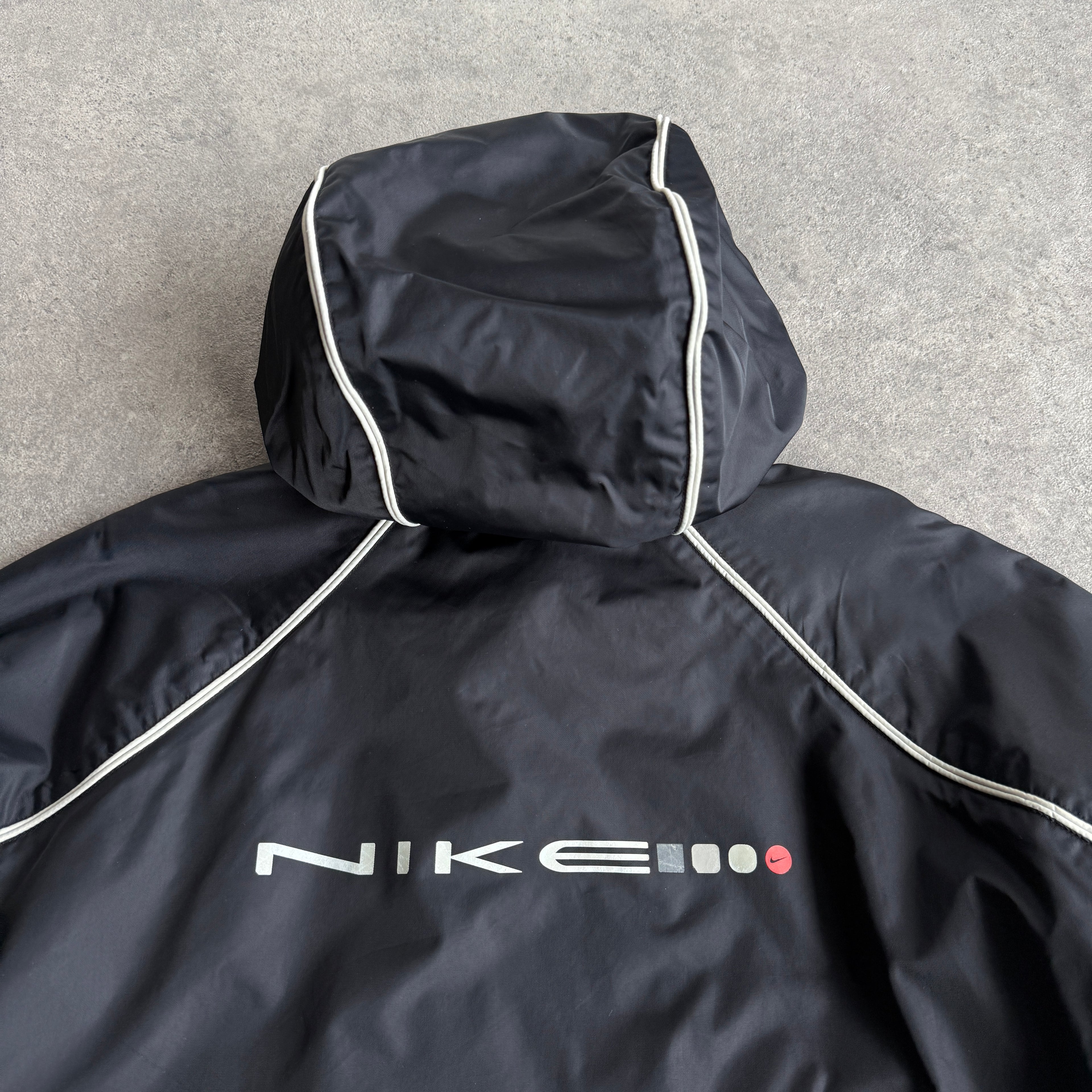 Nike 2001 technical lightweight spellout shell jacket (M)