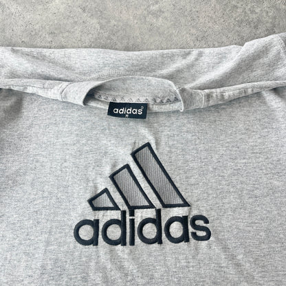 Adidas 1990s heavyweght embroidered t-shirt (L)