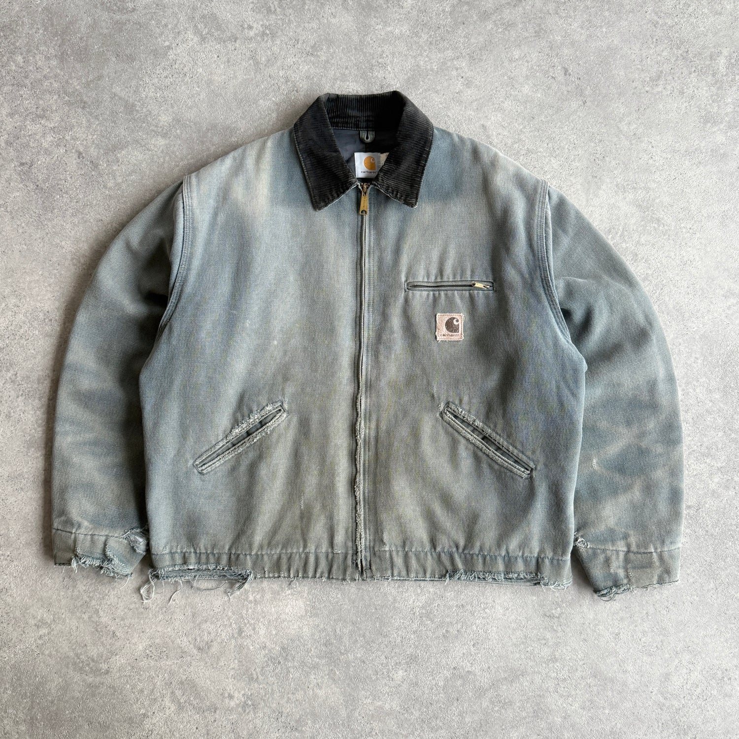 Carhartt RARE 1997 heavyweight distressed Detroit jacket (XL)