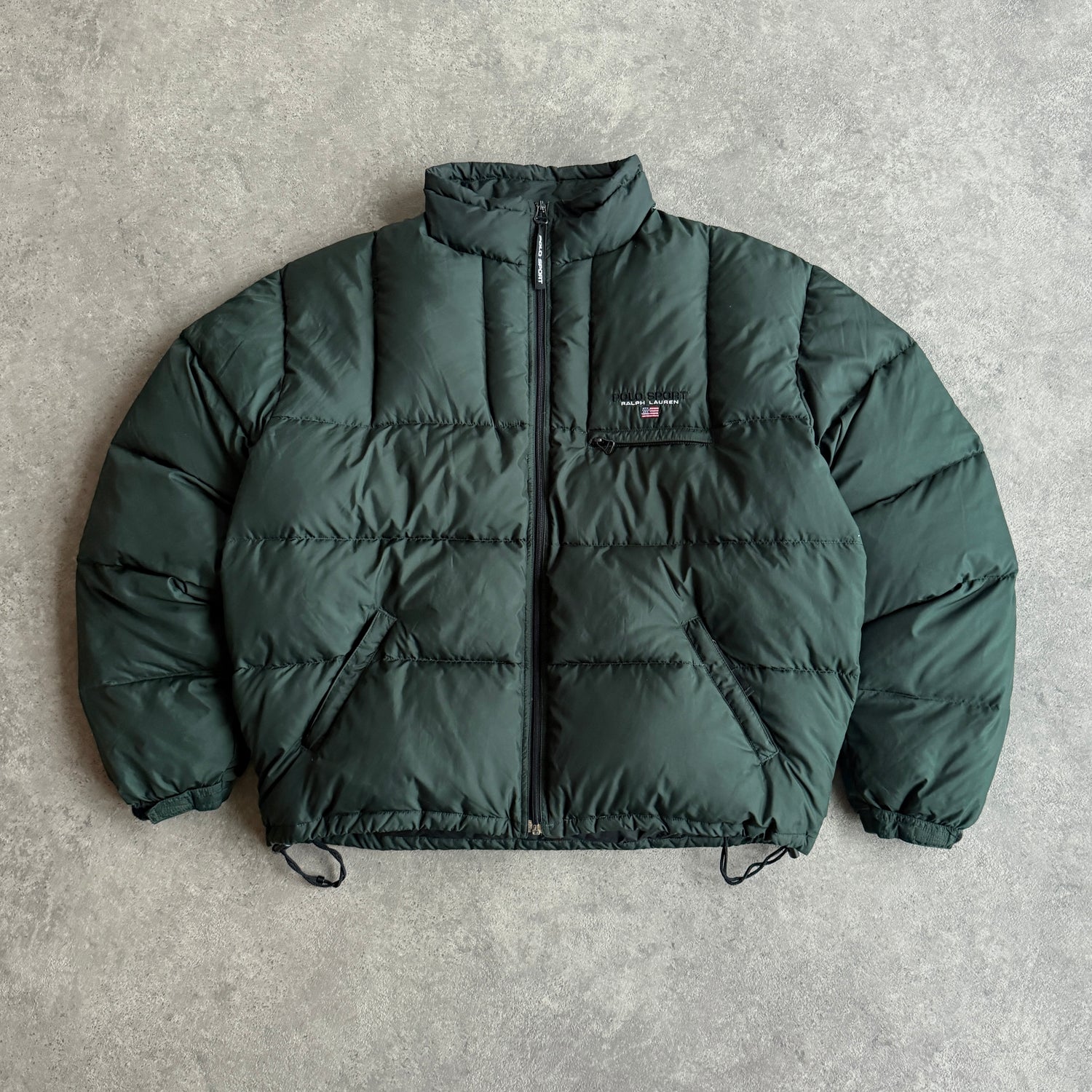 Polo Sport Ralph Lauren 1990s down full technical puffer jacket (XL)