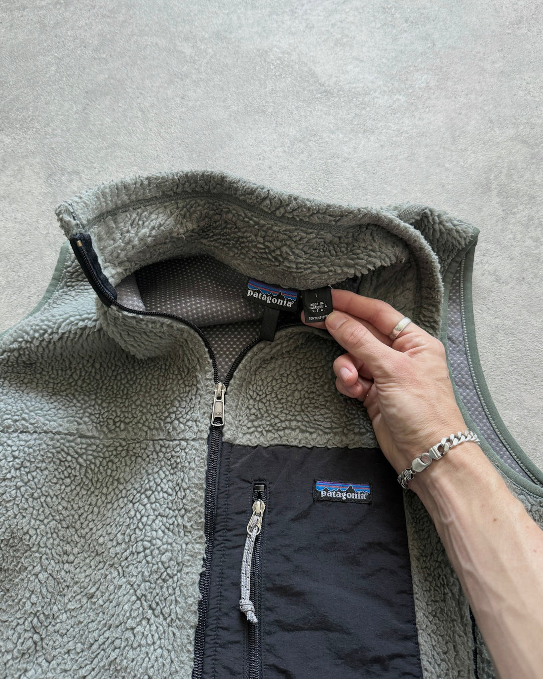 Patagonia 1999 retro-x drop pile technical fleece (l)