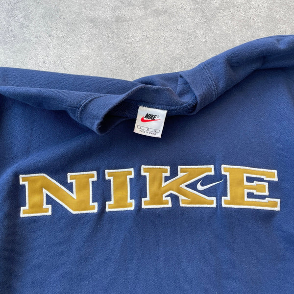 Nike RARE 1990s heavyweight embroidered sweatshirt (L)