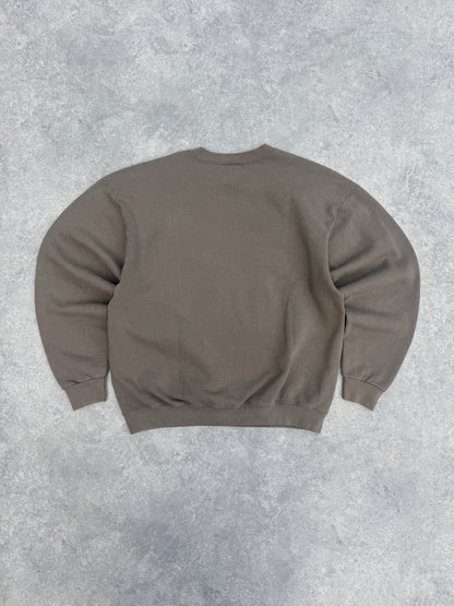 nike acg 1990s heavyweight embroidered spellout sweatshirt, chest logo detail