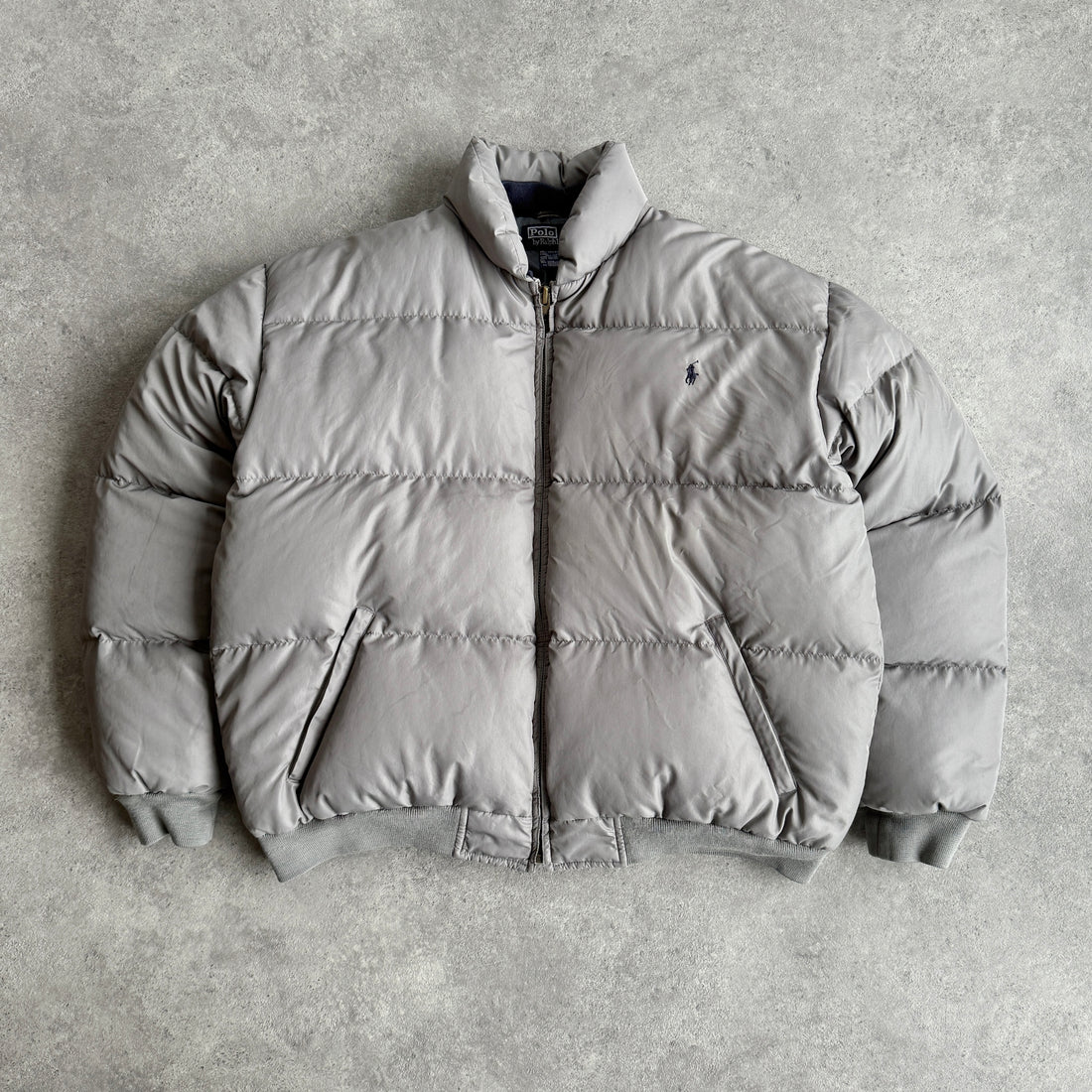 Ralph Lauren 1990s heavyweight down filled puffer bomber jacket (M)