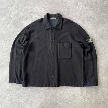 Stone Island RARE A/W 2000 buttom up wool overshirt (XL)