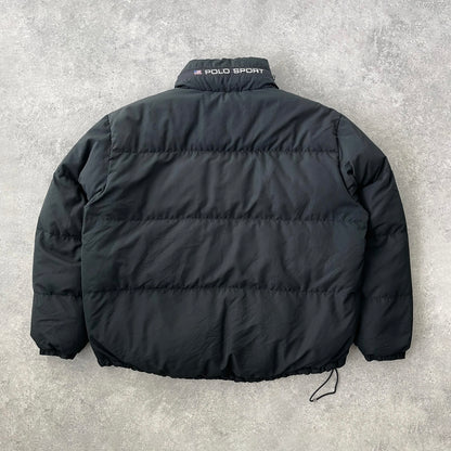 Polo Sport Ralph Lauren RARE 1990s fleece lined down filled puffer jacket (M)