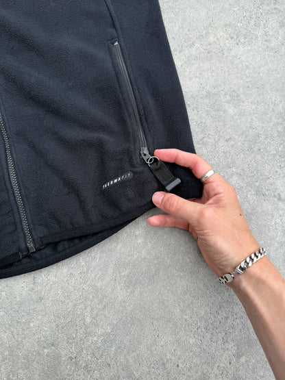 nike acg 1990s technical fleece vest jacket, chest logo detail