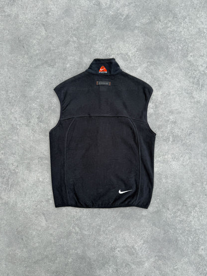 nike acg 1990s technical fleece vest jacket (m)