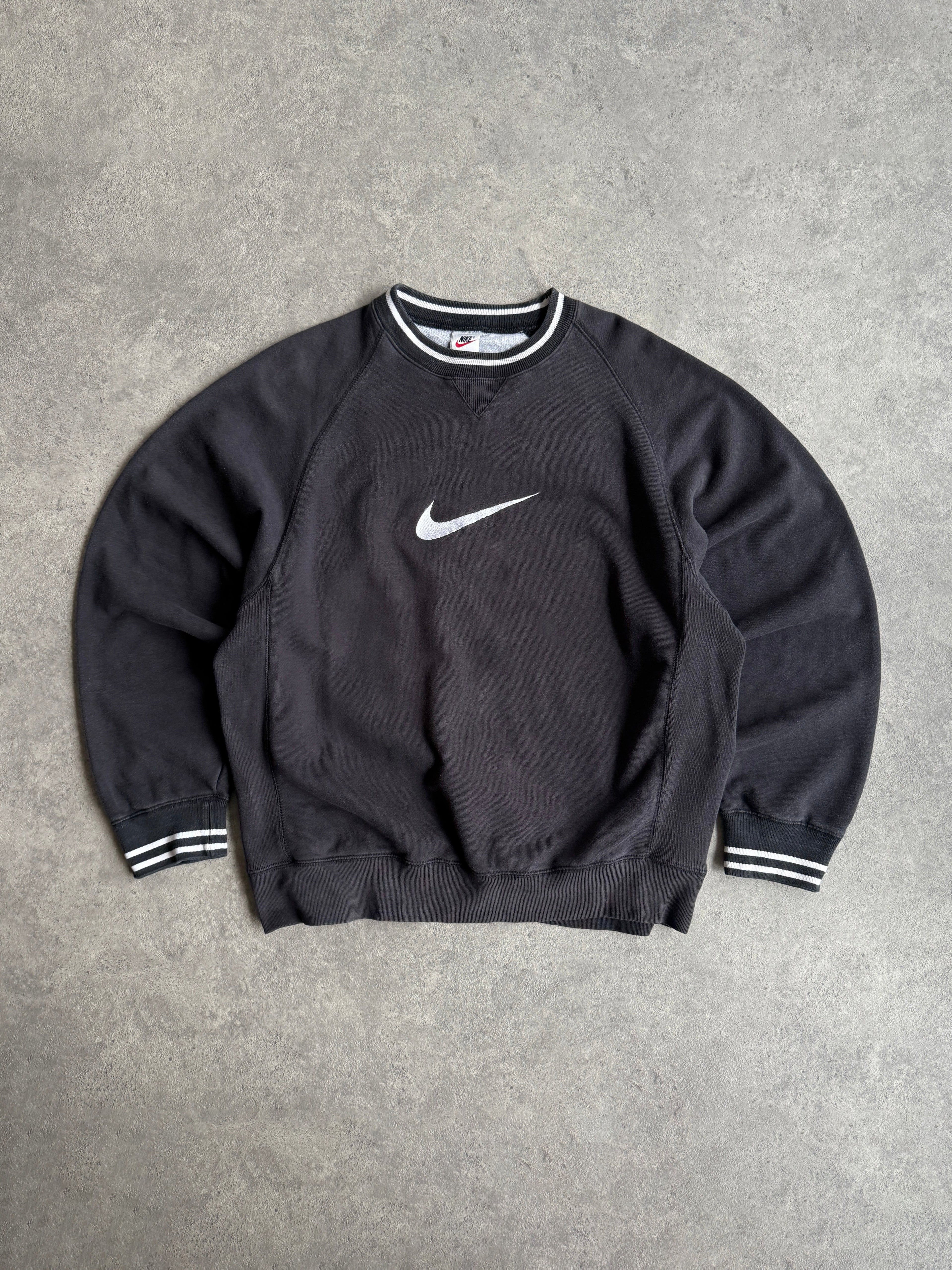 nike 1990s heavyweight embroidered sweatshirt (m)