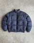 ralph lauren 1990s reversible down puffer jacket, olive side front view