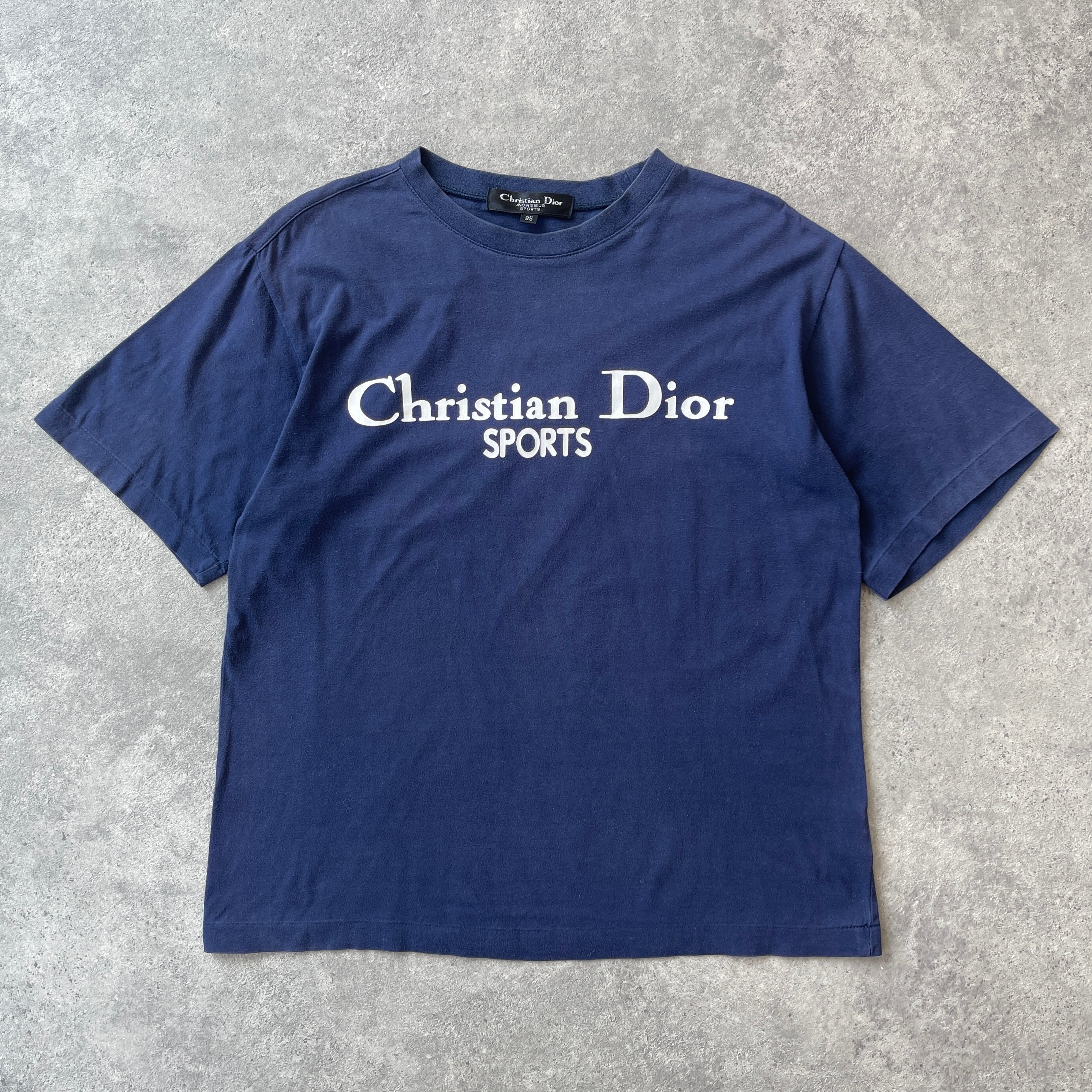 Dior Sports 1990s heavyweight spellout t-shirt (S)