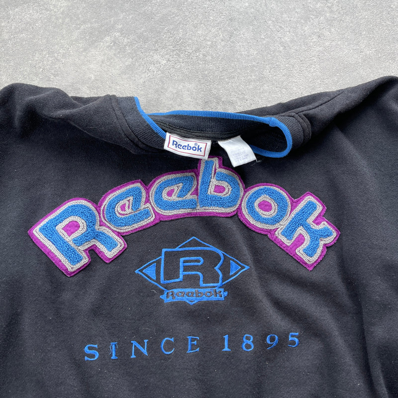 Reebok 1990s heavyweight embroidered sweatshirt (L)