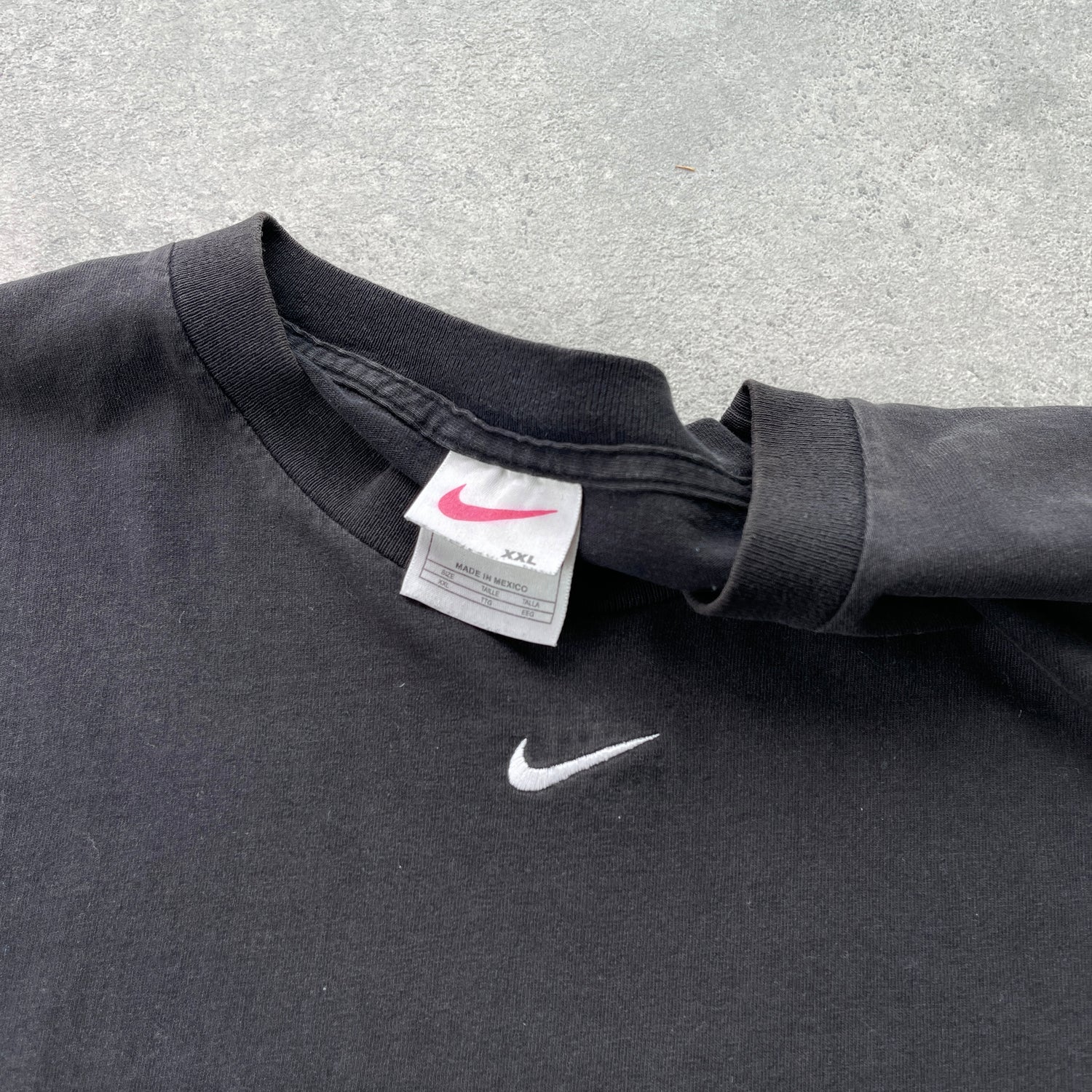 Nike RARE 1990s heavyweight centre swoosh t-shirt (XXL)