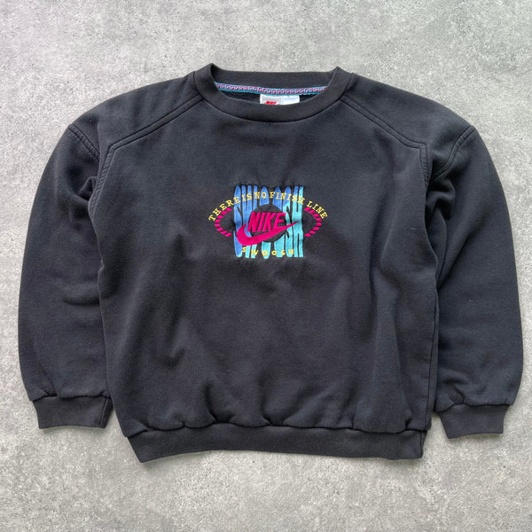 Nike RARE 1990s ‘There Is No Finish Line’ embroidered sweatshirt (L)